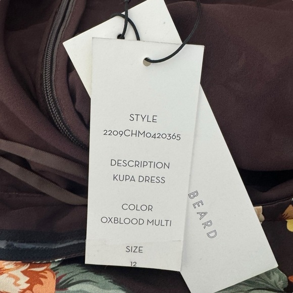 Veronica Beard - NWT Kupa Floral-Print Strapless Dress Sz 12 - Picture 8 of 11